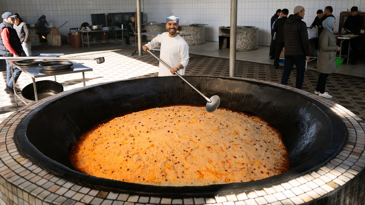 Pusat Plov Tashkent – pengalaman makanan tradisional halal dalam Tripfez Muslim tour