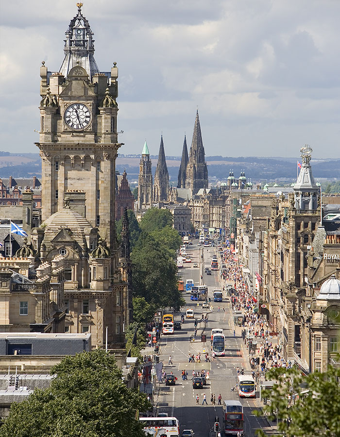 Princess Street Edinburgh Tripfez Matta Fair 2025