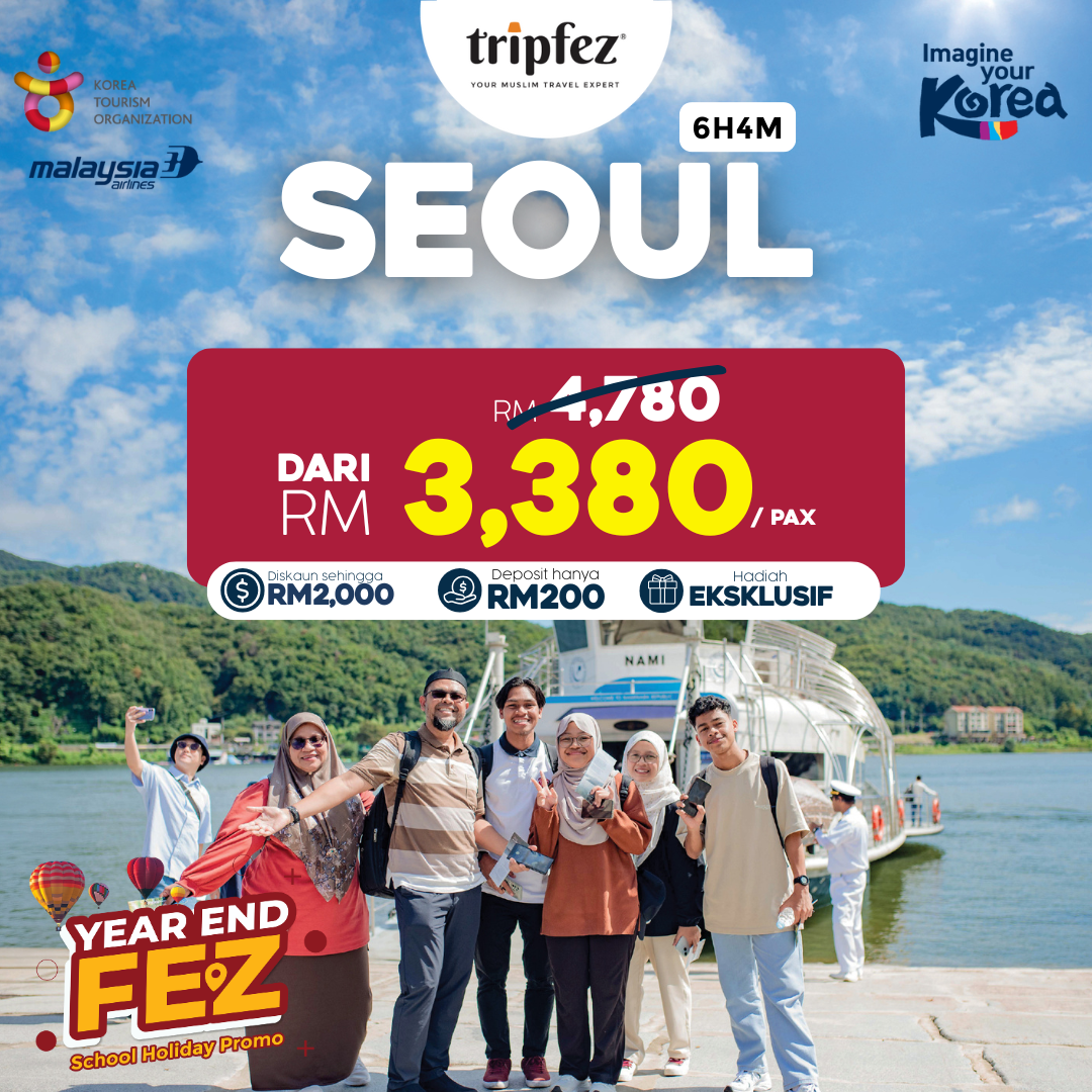Pakej Percutian Seoul Year End Fez 2025 oleh Tripfez – Destinasi Musim Sejuk Korea